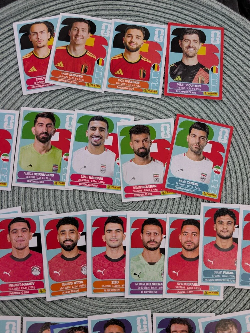 panini World Cup 2026 occer Sticker Collection - Group G- Bel, Egy, Irn, Nzl-21 - Picture 3 of 4